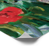 Poppies by John Singer Sargent,ヴィンテージの花 ポスター (角)