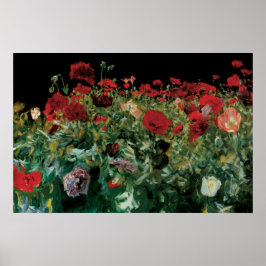 Poppies by John Singer Sargent,ヴィンテージの花 ポスター