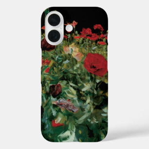 Poppies by John Singer Sargent,ヴィンテージの花 iPhone 16ケース