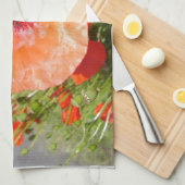 Poppies - Coquelicots キッチンタオル (四つ折り)