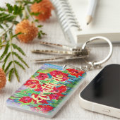 Poppies English and Hebrew キーホルダー (正面右)
