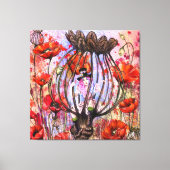 Poppies Fantasy Canvas Print キャンバスプリント (正面)