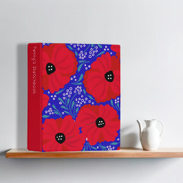 Poppies Illustrated Floral Custom