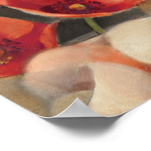 Poppies in Full Bloom ポスター (角)