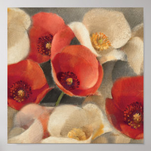 Poppies in Full Bloom ポスター