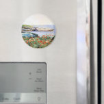 Poppies, Isles of Shoals, マグネット<br><div class="desc">Childe Hassam's famous painting,  Poppies,  Isles of Shoals,  1891.</div>