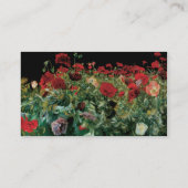 Poppies、John Singer Sargent、ヴィンテージ現実主義アート 名刺 (裏面)