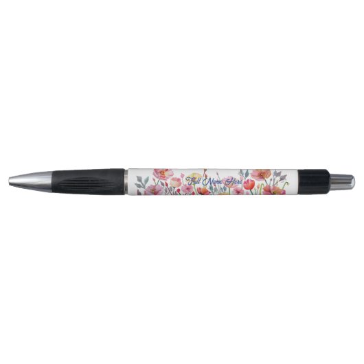 Poppies on Parade Personalized Pen ボールペン (正面)