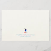 Poppies on Parade Personalized Stationery 便箋 (裏面)