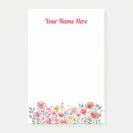 Poppies on Parade Post It Notes ポストイット