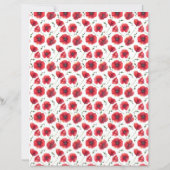 Poppies Scrapbook Paper (裏面)