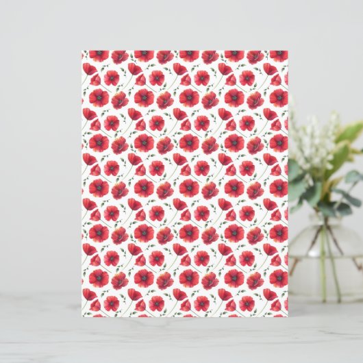 Poppies Scrapbook Paper (スタンド正面)