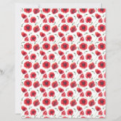 Poppies Scrapbook Paper (正面)