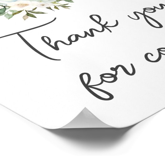 Poppinのベビーボトルありがとう来。 ポスター (角)