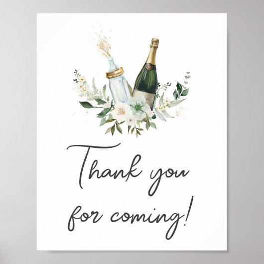 Poppinのベビーボトルありがとう来。 ポスター (正面)