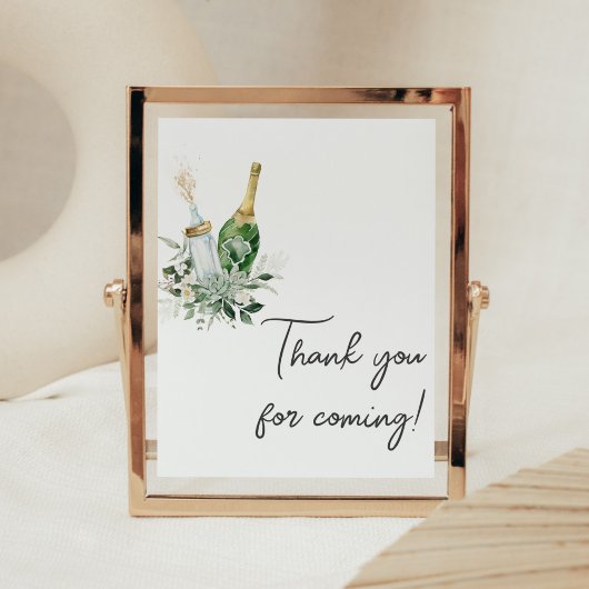 Poppinのボトルベビーシャワー来ありがとう ポスター