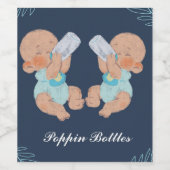 Poppinのボトル ワインラベル (シングルラベル)