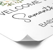 Poppin'ベビーボトルベビーシャワーへようこそ ポスター (角)