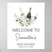 Poppin'ベビーボトルベビーシャワーへようこそ ポスター (正面)