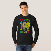 Poppin 100 Days 1st Grade Dinosaur Primary School  Tシャツ (正面フル)