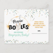 Poppin' Bottles and Stocking Diapers Raffle Card ノートカード (正面)
