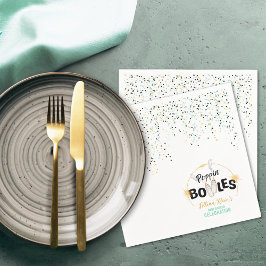 Poppin' Bottles Baby Shower  スタンダードカクテルナプキン