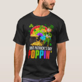 Poppin' Leprechaun & Pop It Rainbow Saint Patricks Tシャツ (正面)