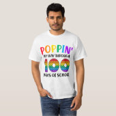 Poppin My Way Through 100 Days of School 100th Day Tシャツ (正面フル)