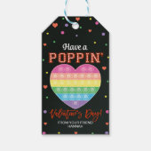 Poppingギフトラベル、教室バレンタインラベル ギフトタグ (正面)