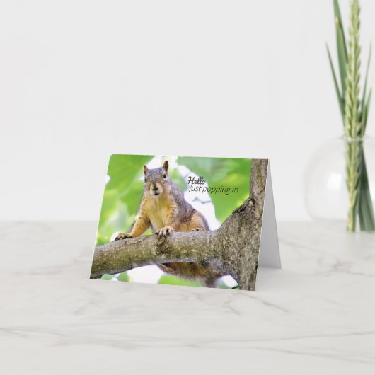 Popping In with Popping Wishes誕生日カード カード (正面)