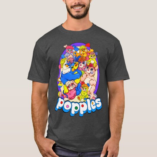 Popples Friendship Crew retro Tシャツ (正面)