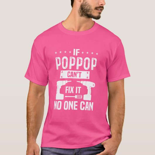 PopPopもしは修正できない誰も特別なグランドパできない Tシャツ (正面)