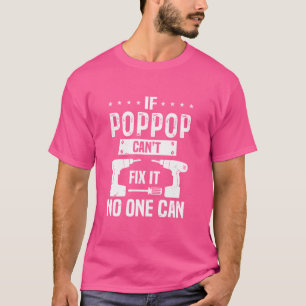 PopPopもしは修正できない誰も特別なグランドパできない Tシャツ