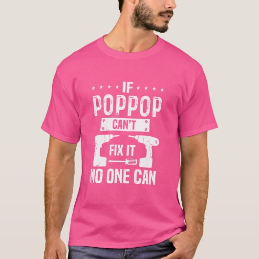 PopPopもしは修正できない誰も特別なグランドパできない Tシャツ (正面)