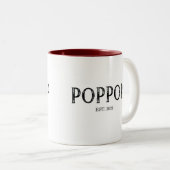 PopPop年が設定されました ツートーンマグカップ (正面右)