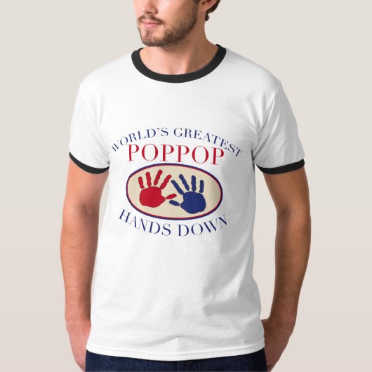 PopPop最も最高のな手 Tシャツ (正面)