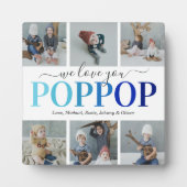 Poppop父の日フォトコラージュプラーク フォトプラーク (正面)