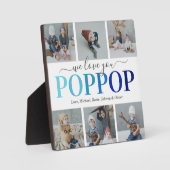Poppop父の日フォトコラージュプラーク フォトプラーク (正面)