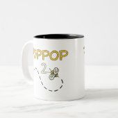 PopPop 2の蜂 ツートーンマグカップ (正面左)