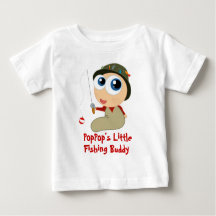 PopPop sの魚釣りの相棒のTシャツ