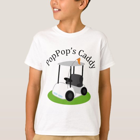 Poppopsの容器(ゴルフ) Tシャツ (正面)