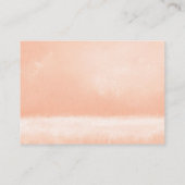 Poppyウェディングレセプションまたはブライダルレジストリ エンクロージャーカード (裏面)