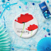 POPPYコレクション01母の日紙プレート ペーパープレート (パーティー)