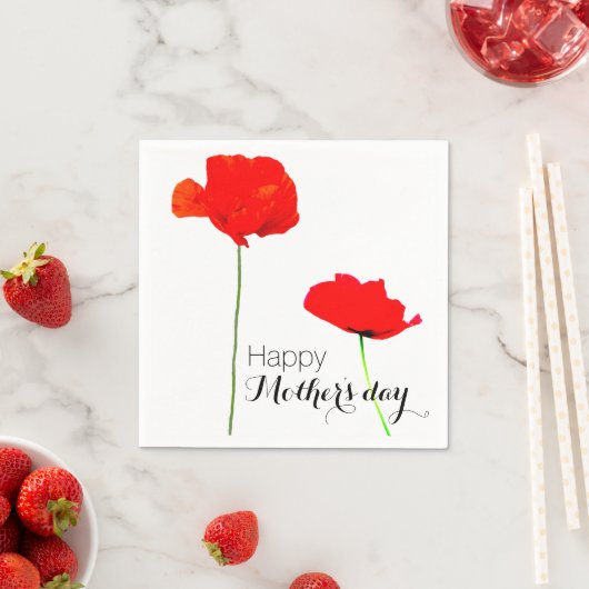 POPPYコレクション03マザーズデイ紙ナプキンス スタンダードカクテルナプキン (インサイチュ)