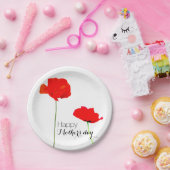 POPPYコレクション03マザーズデイ紙プレート ペーパープレート (パーティー)