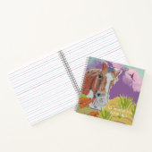 Poppyスマイルスパイラルノートブック ノートブック (内部)