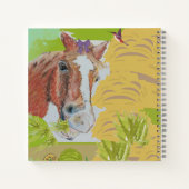 Poppyスマイルスパイラルノートブック ノートブック (裏面)