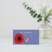 Poppyビジネスカードユニーク 名刺 (スタンド正面)