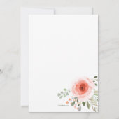 Poppyフレームセーブ・ザ・デート案内 案内状 (裏面)