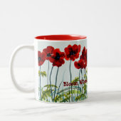 Poppyラインダンサー – 開花どこあなたは植え! ツートーンマグカップ (左)